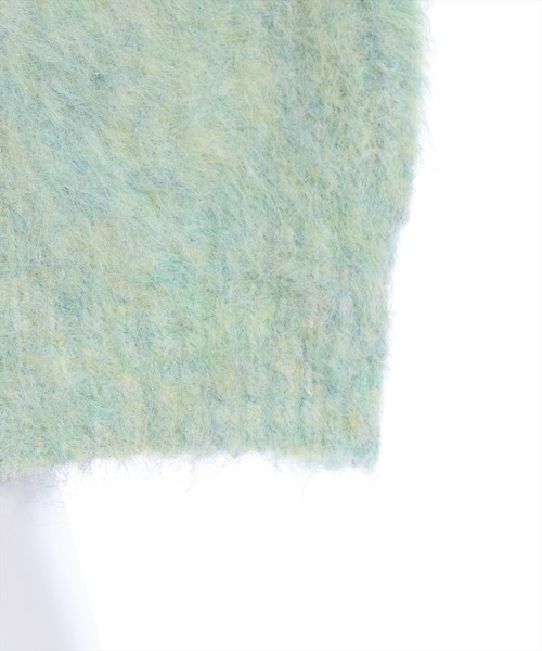 clear（クリア）の「ウール混ショートニットトップス（ニット/セーター・レディース・アイボリー/ライトカーキ/ミント・F）」の11枚目の写真