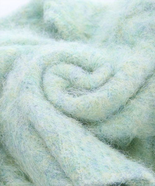 clear（クリア）の「ウール混ショートニットトップス（ニット/セーター・レディース・アイボリー/ライトカーキ/ミント・F）」の13枚目の写真