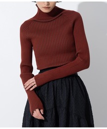 Settimissimo | プレーティングリブボトルネックニット(ニット/セーター)