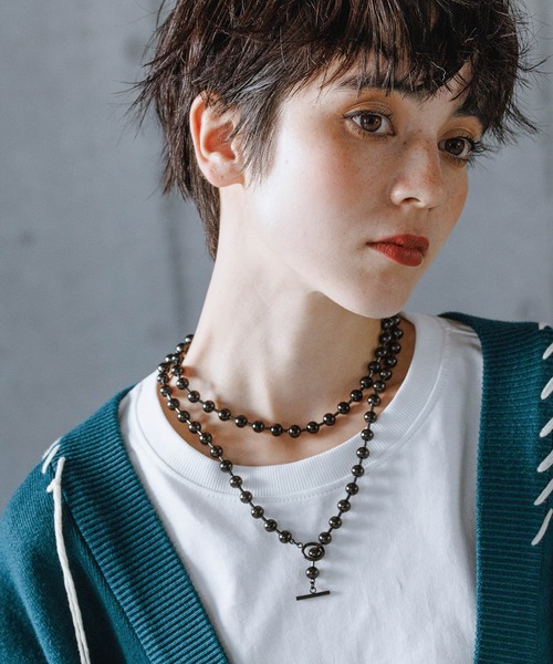 PAGEBOY（ページボーイ）の「SUSボールチェーンネックレス