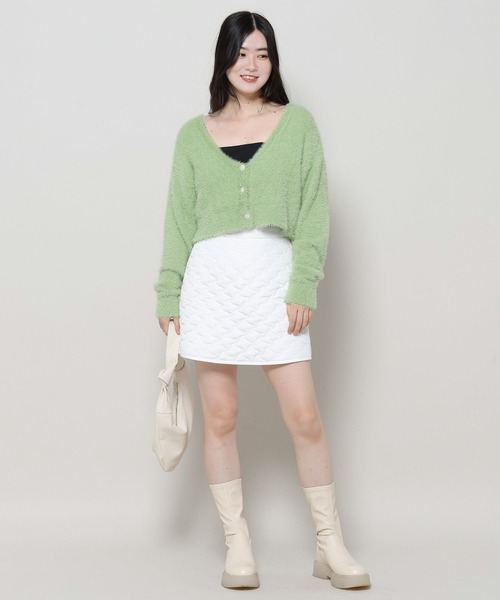 3.3 Field Trip (3.3フィールドトリップ)の「3.3 Field Trip/キルティングスカート 2980757(スカート・レディース・パープル/ホワイト/ブラック・FREE)」の6枚目の写真