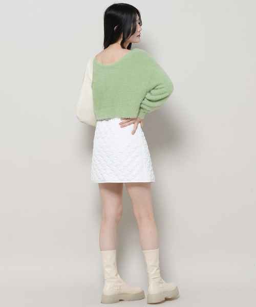 3.3 Field Trip (3.3フィールドトリップ)の「3.3 Field Trip/キルティングスカート 2980757(スカート・レディース・パープル/ホワイト/ブラック・FREE)」の7枚目の写真