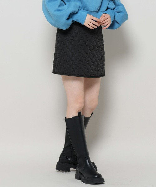 3.3 Field Trip (3.3フィールドトリップ)の「3.3 Field Trip/キルティングスカート 2980757(スカート・レディース・パープル/ホワイト/ブラック・FREE)」の12枚目の写真