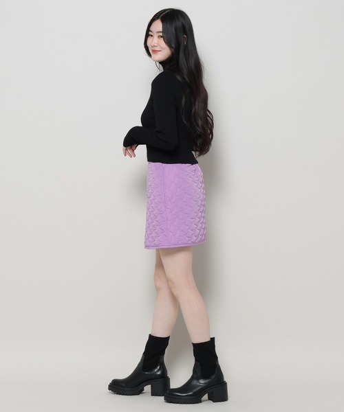 3.3 Field Trip (3.3フィールドトリップ)の「3.3 Field Trip/キルティングスカート 2980757(スカート・レディース・パープル/ホワイト/ブラック・FREE)」の14枚目の写真