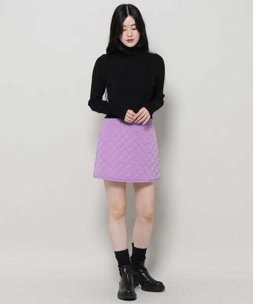 3.3 Field Trip (3.3フィールドトリップ)の「3.3 Field Trip/キルティングスカート 2980757(スカート・レディース・パープル/ホワイト/ブラック・FREE)」の15枚目の写真