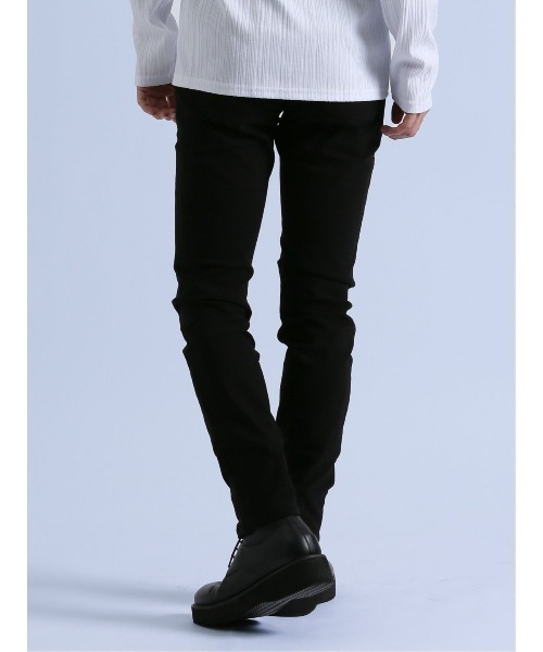 semantic design(セマンティックデザイン)の「*セマンティックデザイン 裏起毛ストレッチ スキニーパンツ 黒(チノパンツ・メンズ・ブラック・X-LARGE/LARGE/MEDIUM/S)」の3枚目の写真