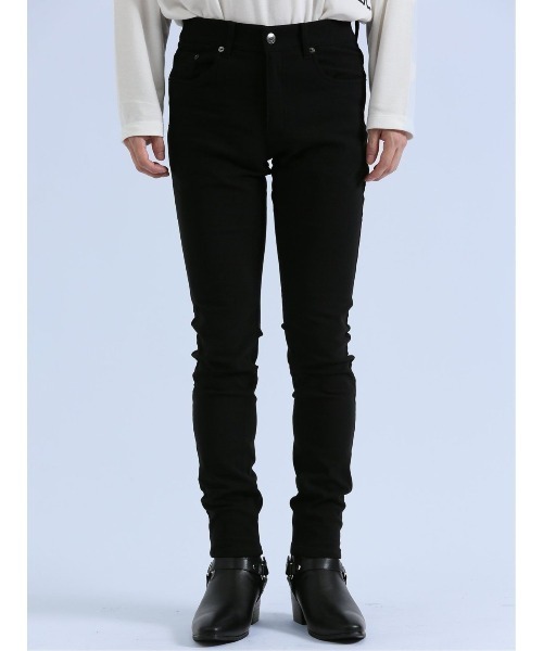 semantic design(セマンティックデザイン)の「*セマンティックデザイン 裏起毛ストレッチ スキニーパンツ 黒(チノパンツ・メンズ・ブラック・X-LARGE/LARGE/MEDIUM/S)」の5枚目の写真