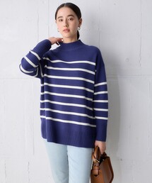 レディースのニット/セーター（ブルー・ネイビー/青色系