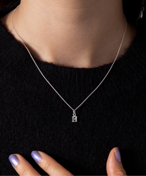 SETUP7（セットアップセブン）の「【SETUP7】イニシャルネックレス シルバー925 SSS（ネックレス・レディース・R/N/M/A/H/S/E/T/Y/K・FREE）」の4枚目の写真