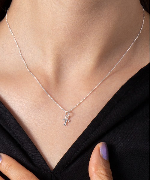 SETUP7（セットアップセブン）の「【SETUP7】イニシャルネックレス シルバー925 SSS（ネックレス・レディース・R/N/M/A/H/S/E/T/Y/K・FREE）」の9枚目の写真