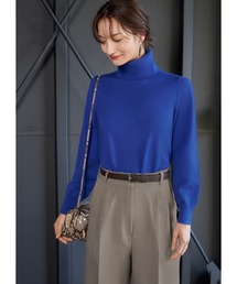 カラバリタートルネックニット