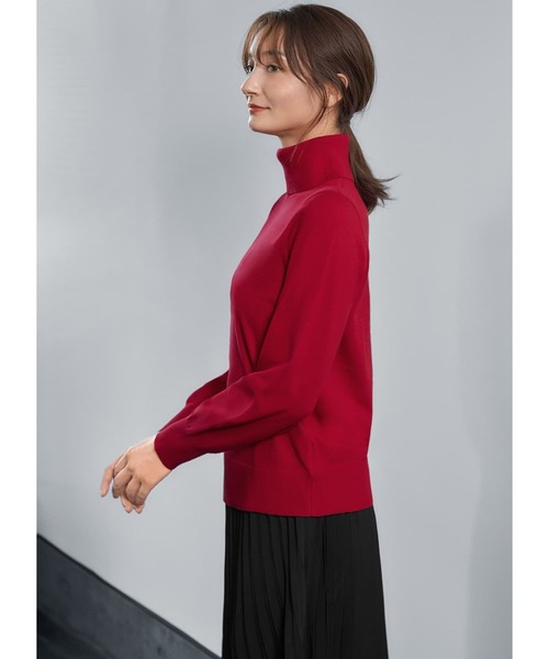 STYLE DELI（スタイルデリ）の「カラバリタートルネックニット（ニット/セーター・レディース・ダークオレンジ/ベージュ系その他/レッド系その他/ネイビー/ブルー系その他/ロイヤルブルー・M）」の10枚目の写真