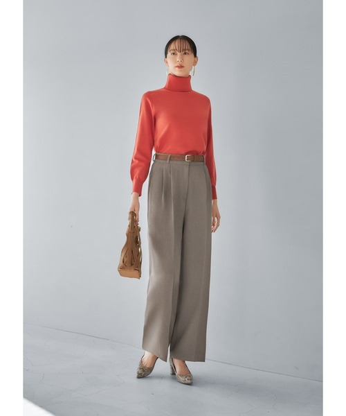 STYLE DELI（スタイルデリ）の「カラバリタートルネックニット（ニット/セーター・レディース・ダークオレンジ/ベージュ系その他/レッド系その他/ネイビー/ブルー系その他/ロイヤルブルー・M）」の17枚目の写真