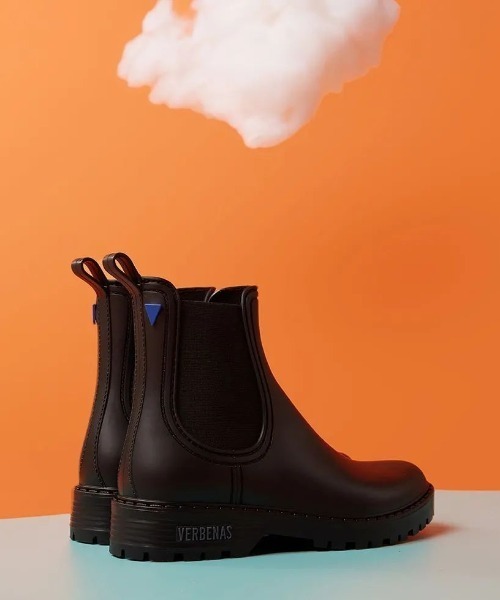 VERBENAS（ベルベナス）の「【VERBENAS/ベルベナス】レインブーツ　サイドゴア（レインシューズ・レディース・ブラック×カーキ/ブラック/ホワイト×ブラック・36/38/37）」の17枚目の写真