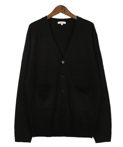 LUXSTYLE(ラグスタイル)の「カシミヤタッチカーディガン(カーディガン/ボレロ・メンズ・ベージュ/ブラック/グレー系その他・M/L/XL)」の12枚目の写真