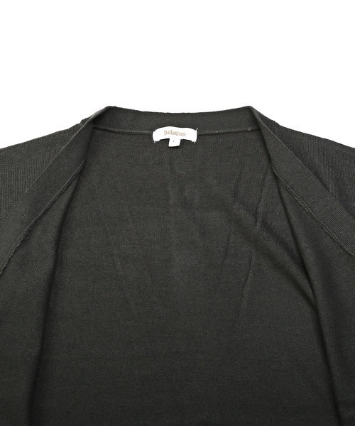 LUXSTYLE(ラグスタイル)の「カシミヤタッチカーディガン(カーディガン/ボレロ・メンズ・ベージュ/ブラック/グレー系その他・M/L/XL)」の17枚目の写真