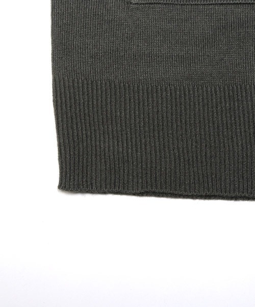 LUXSTYLE(ラグスタイル)の「カシミヤタッチカーディガン(カーディガン/ボレロ・メンズ・ベージュ/ブラック/グレー系その他・M/L/XL)」の4枚目の写真
