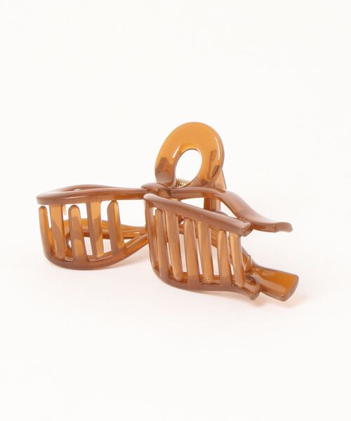 Casselini(キャセリーニ)の「Casselini(キャセリーニ)リボンへアバンス(バレッタ/ヘアクリップ・レディース・ホワイト/ブラック/ブラウン/クリア・FREE)」の16枚目の写真