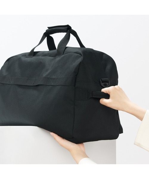 美品完売品 無印良品 サイドポケット付 撥水 ボストンバッグ 撥水ボストンバッグ | 無印良品
