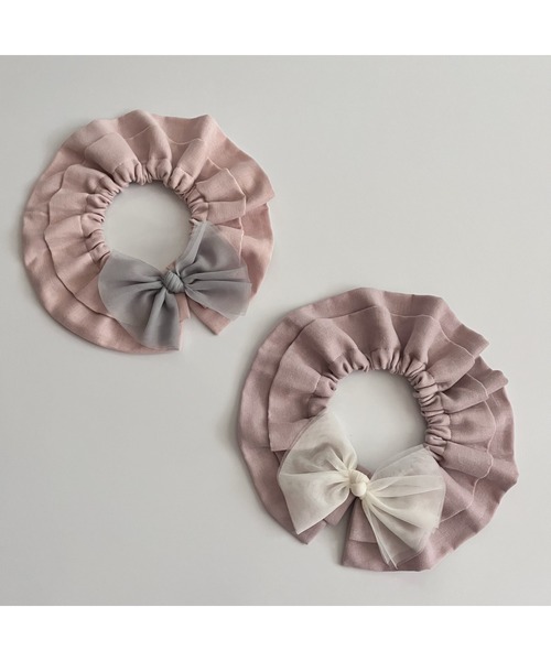 ハンドメイドスタイ レースリボン付き つけ襟2段スタイ 楽天市場】付け