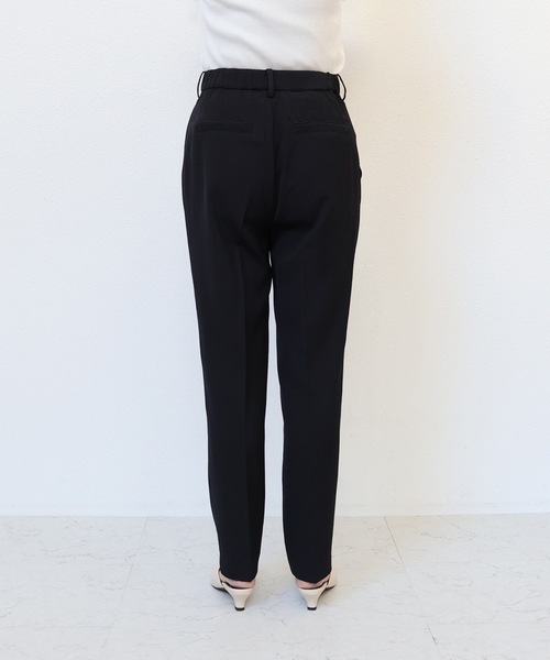 【新品未使用】ソーノ　パンツ　パールパンツ　スリムテーパードパンツ　ネイビー セール】スリムテーパードパンツ（スーツパンツ）｜evernavy
