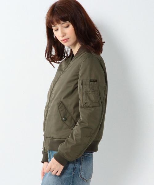 Another Edition（アナザーエディション）の「MA-1 ｼｮｰﾄ/AEBC　MA-1 ｼｮｰﾄ（MA-1・レディース・ブラック/オリーブ・SMALL/MEDIUM）」の13枚目の写真