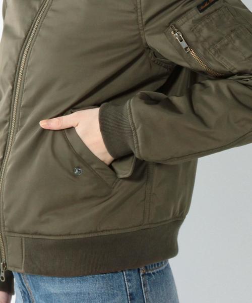 Another Edition（アナザーエディション）の「MA-1 ｼｮｰﾄ/AEBC　MA-1 ｼｮｰﾄ（MA-1・レディース・ブラック/オリーブ・SMALL/MEDIUM）」の16枚目の写真