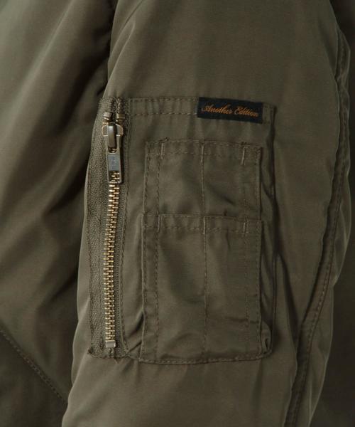 Another Edition（アナザーエディション）の「MA-1 ｼｮｰﾄ/AEBC　MA-1 ｼｮｰﾄ（MA-1・レディース・ブラック/オリーブ・SMALL/MEDIUM）」の7枚目の写真