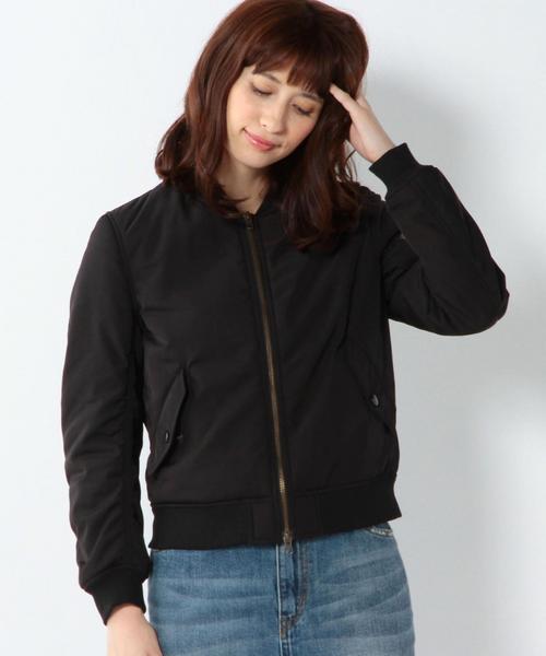 Another Edition（アナザーエディション）の「MA-1 ｼｮｰﾄ/AEBC　MA-1 ｼｮｰﾄ（MA-1・レディース・ブラック/オリーブ・SMALL/MEDIUM）」の11枚目の写真