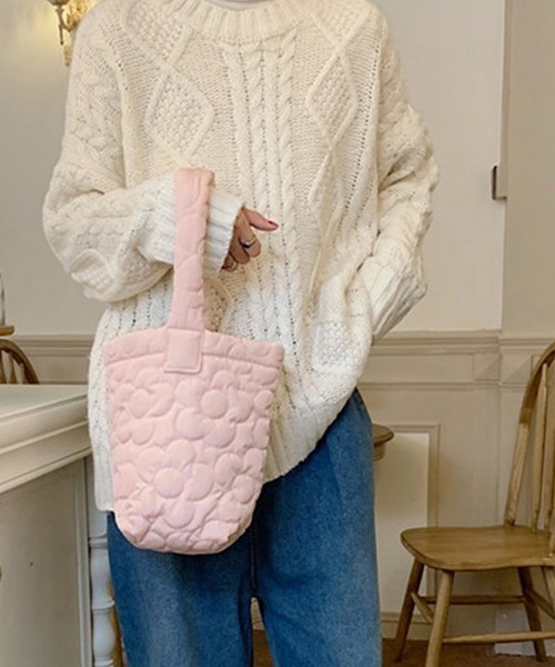 ■韓国ファッション■ 韓国 ミニエコバッグ パステル 全4色 ZARA - 刺繍 エコバッグ ミニバッグ 水色 花柄 韓国の通販 by