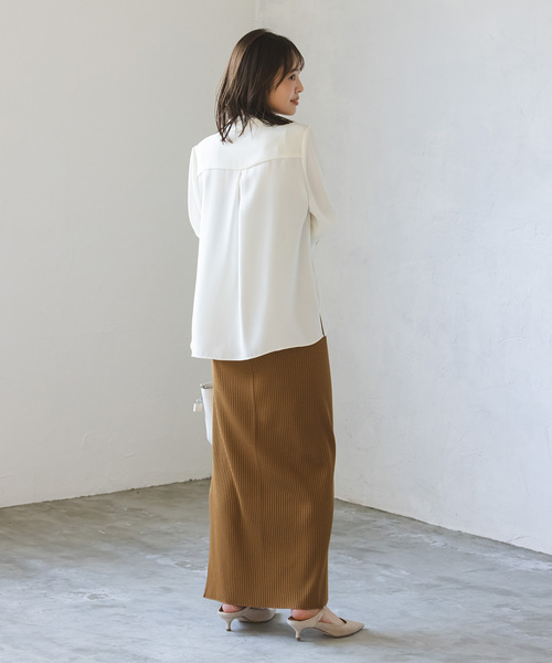 Noble（ノーブル）の「《追加》アシンメトリーボウタイブラウス