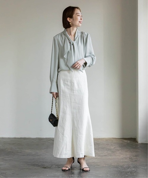 noble アシンメトリーボウタイブラウス Noble（ノーブル）の「《追加》アシンメトリーボウタイブラウス