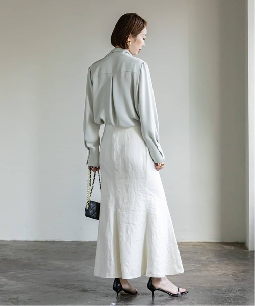 Noble（ノーブル）の「《追加》アシンメトリーボウタイブラウス