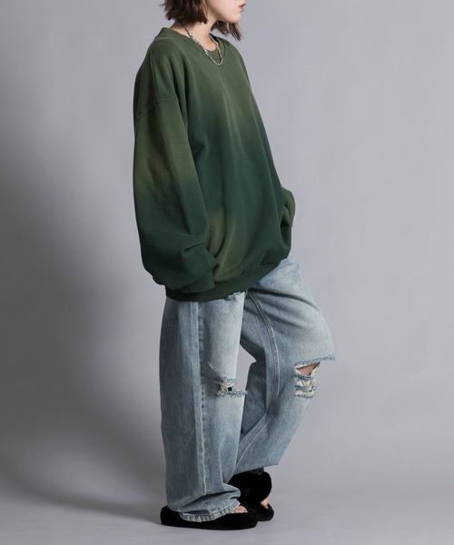 aimoha(アイモハ)の「【aimoha neo】GRADATION TIE-DIE DYEING SWEAT(スウェット・メンズ・ブラック/ブラウン・XXX-LARGE/XX-LARGE/XXXXX-LARGE/XXXX-LARGE)」の21枚目の写真