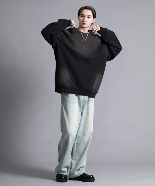 aimoha(アイモハ)の「【aimoha neo】GRADATION TIE-DIE DYEING SWEAT(スウェット・メンズ・ブラック/ブラウン・XXX-LARGE/XX-LARGE/XXXXX-LARGE/XXXX-LARGE)」の17枚目の写真