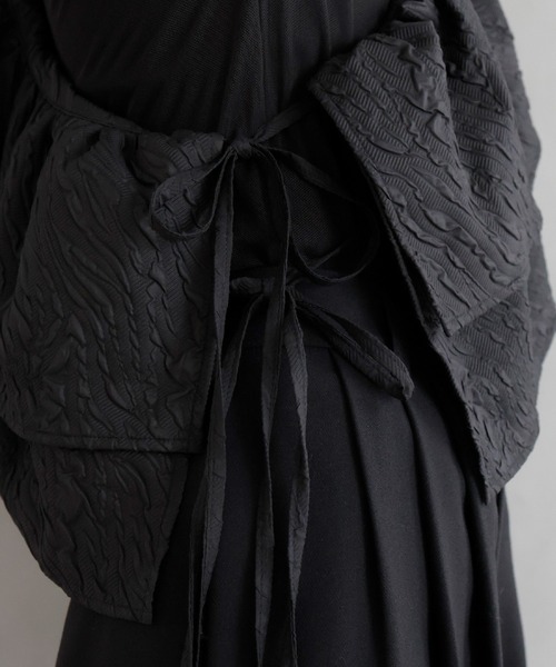 hellam（へラム）の「2WAYふくれジャガードキャミソール（キャミソール・レディース・アイボリー/ブラック・FREE）」の12枚目の写真