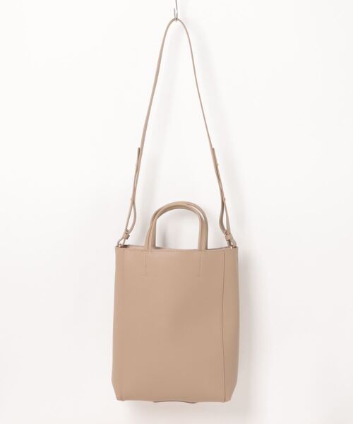 KOBE LETTUCE（コウベレタス）の「A4サイズ収納可 ショルダー付き2Way メニーポケットトートバッグ（トートバッグ・レディース・ブラック/アイボリー/グレイッシュベージュ・FREE）」の16枚目の写真