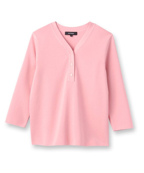 【セール】ハイゲージヘンリーネックニットプルオーバー（ニット/セーター）｜UNTITLED（アンタイトル）