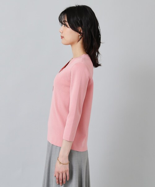 【セール】ハイゲージヘンリーネックニットプルオーバー（ニット/セーター）｜UNTITLED（アンタイトル）