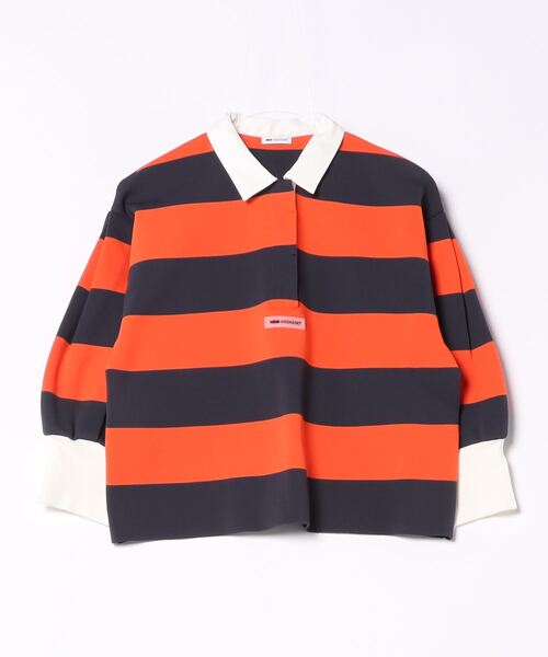 【NBB WEEKEND】パフスリーブ ボーダーニット (LADIES)