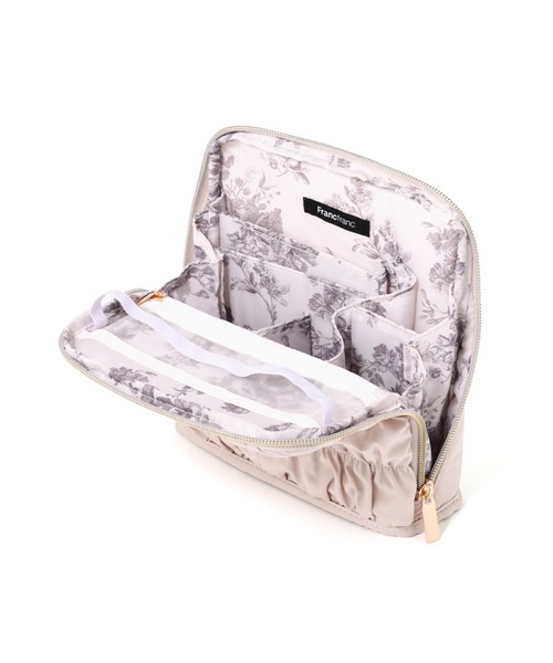 Francfranc(フランフラン)の「ギャザー ツールペンスタンドポーチ ライトピンク ペン立て ペンケース デスク収納 文具 ポーチ(ポーチ・レディース・ライトピンク・FREE)」の6枚目の写真