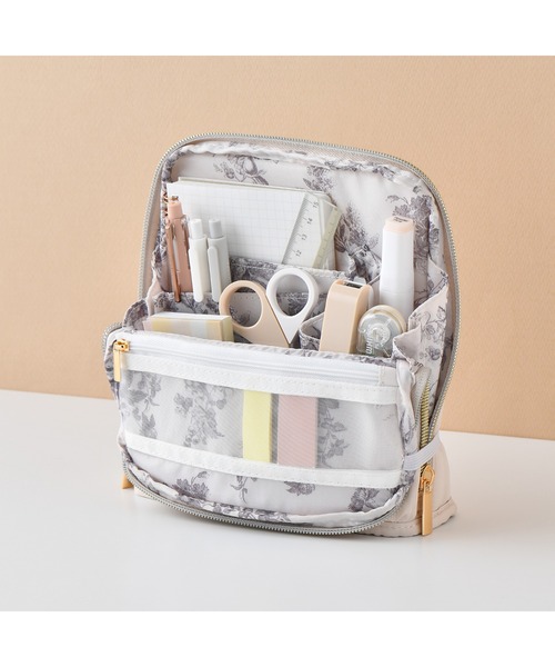 Francfranc(フランフラン)の「ギャザー ツールペンスタンドポーチ ライトピンク ペン立て ペンケース デスク収納 文具 ポーチ(ポーチ・レディース・ライトピンク・FREE)」の8枚目の写真