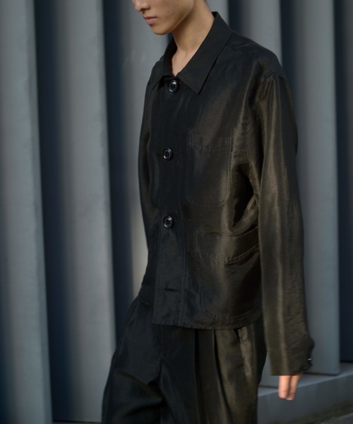 TROVE（トローヴ）の「TROVE 2024SS / 1950 JKT（カバーオール・メンズ・ブラック/アイボリー・3/2）」の5枚目の写真