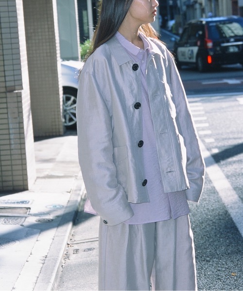 TROVE（トローヴ）の「TROVE 2024SS / 1950 JKT（カバーオール・メンズ・ブラック/アイボリー・3/2）」の10枚目の写真