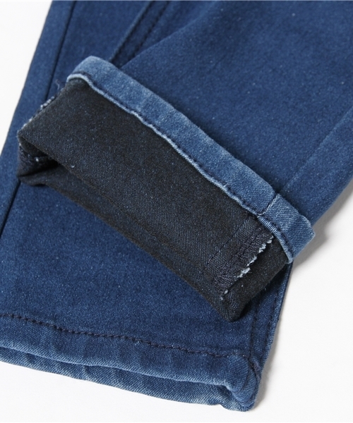 WEGO（ウィゴー）の「WEGO/ 前ボタンダメージスキニー（デニムパンツ・レディース・インディゴブルー/ダークインディゴブルー/ブラック・MEDIUM/LARGE）」の14枚目の写真