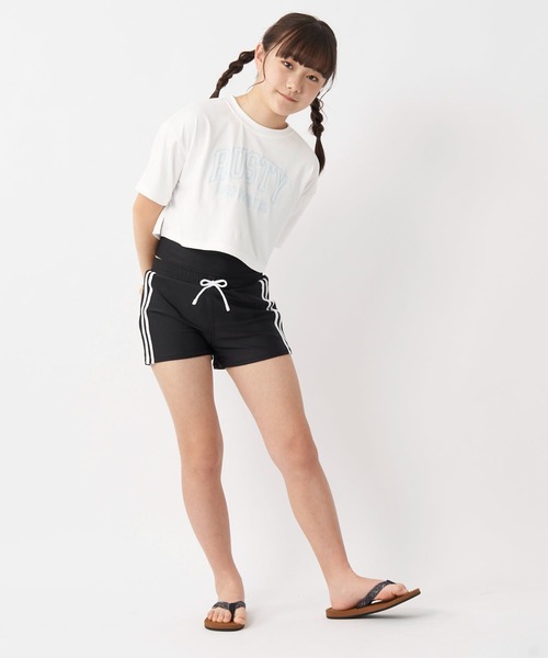 RUSTY（ラスティ）の「【RUSTY/ラスティー】キッズタンキニ3点セット水着 Tシャツ付き キャミソール ボードショーツ スクール水着 水陸両用（水着・キッズ・サックスブルー/オフホワイト・130/140/150/160/170）」の6枚目の写真