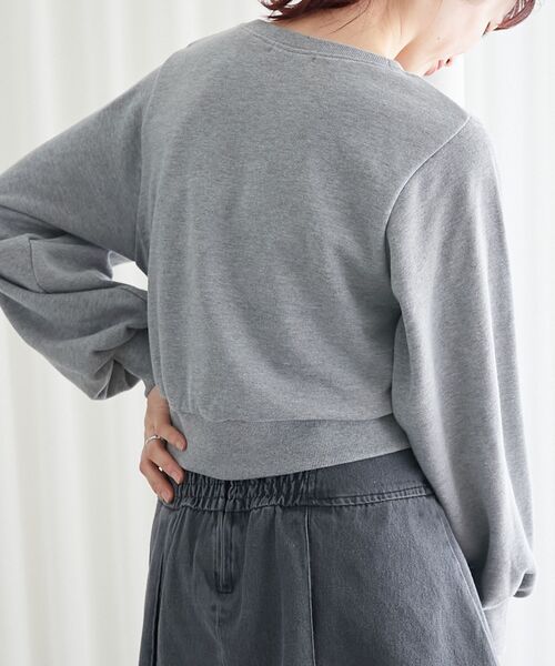 MAJESTIC LEGON（マジェスティックレゴン）の「チャーミングモチーフスウェット（スウェット・レディース・ホワイト系その他/オフホワイト/グレー系その他・MEDIUM）」の7枚目の写真