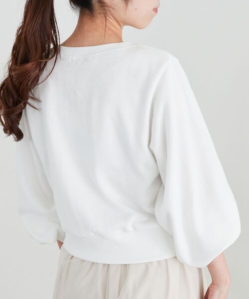 MAJESTIC LEGON（マジェスティックレゴン）の「チャーミングモチーフスウェット（スウェット・レディース・ホワイト系その他/オフホワイト/グレー系その他・MEDIUM）」の14枚目の写真