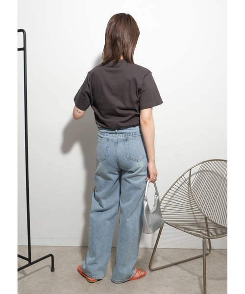 palm RICHE(ポームリシュ)の「サークルロゴT(Tシャツ/カットソー・レディース・オフホワイト/レッド/チャコールグレー・M)」の20枚目の写真