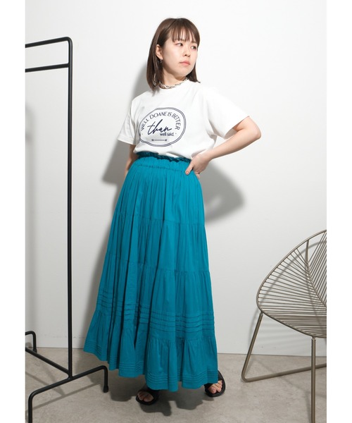palm RICHE(ポームリシュ)の「サークルロゴT(Tシャツ/カットソー・レディース・オフホワイト/レッド/チャコールグレー・M)」の16枚目の写真